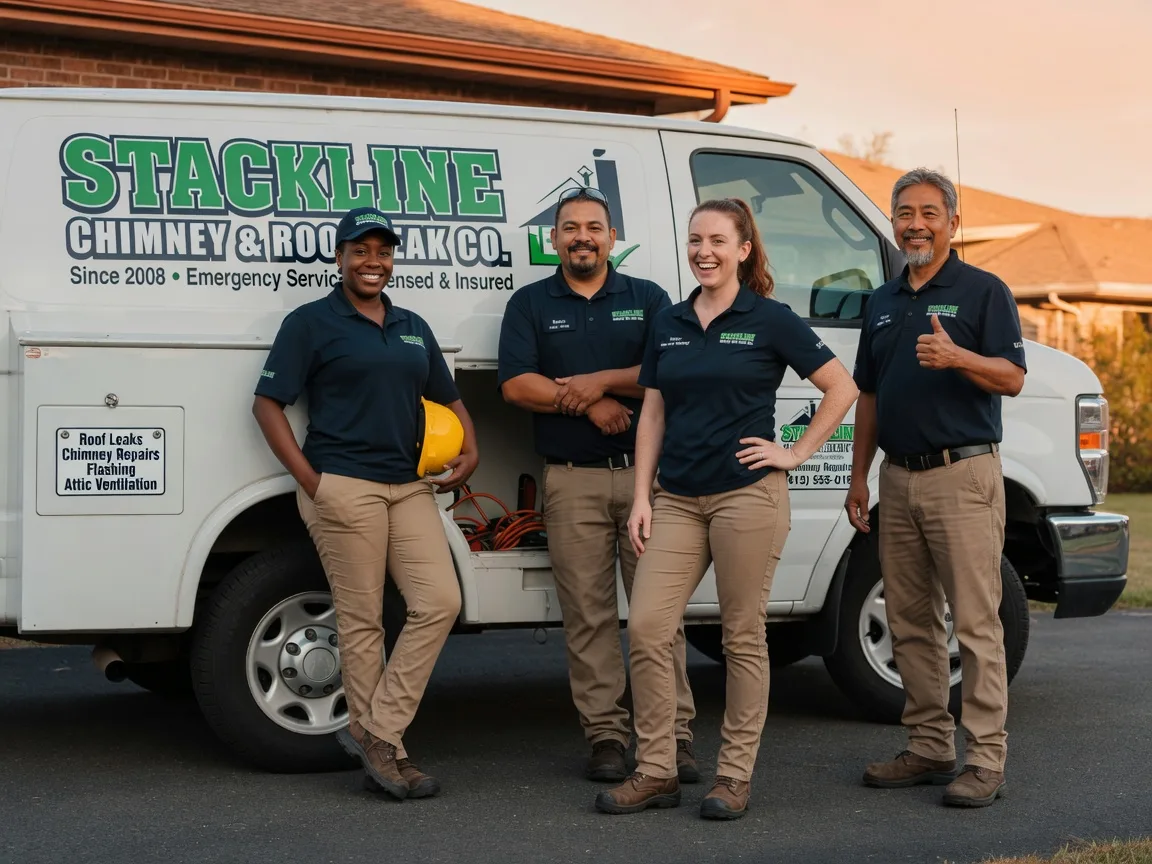 Chimney flashing repair company in Frankston, TX